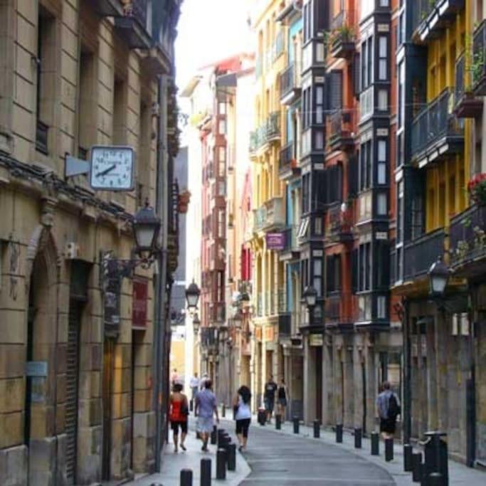 La Casita Verde. Metro Cerca Del Casco Viejo Bilbao Eksteriør bilde