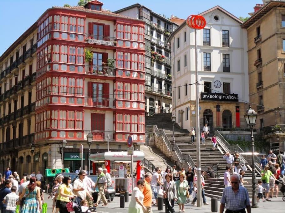 La Casita Verde. Metro Cerca Del Casco Viejo Bilbao Eksteriør bilde